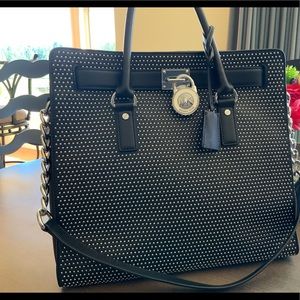 COPY - MICHAEL KORS BEAUTY-BLACK MICRO STUDDED HAMILTON!!
